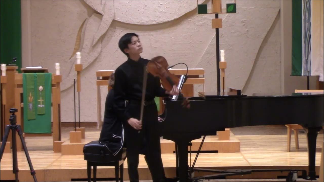 Julius Conus Violin Concerto in E minor, III. CadenzaAllegro subito