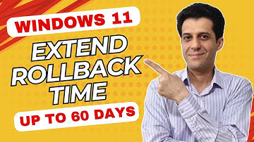 How to Roll Back to Windows 11 23H2 After 10 Days (Extend Rollback Time)
