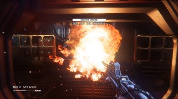 FLAMETHROWER!!!!!!! - Alien Isolation Part 8