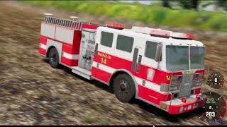 FireTruck Hihgt Speed Crash