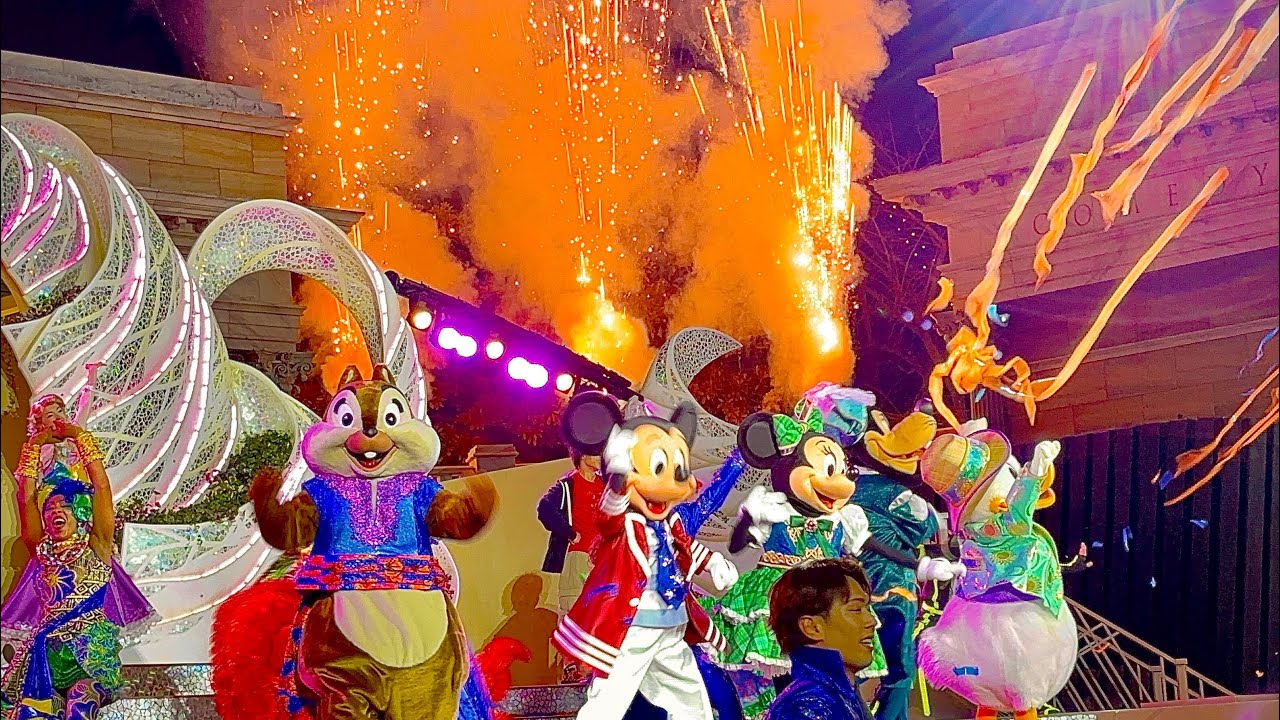 《気になるうわさの検証‼️DPA席は鑑賞しづらいの⁉️》大迫力⁉️ディズニーシー25周年ダンス・ザ・グローブ夜回B-7-11