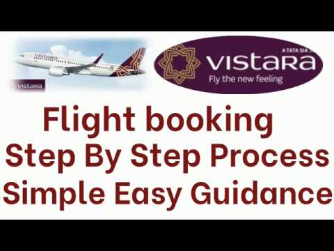 Air Vistara Flight Booking Process Explained || Tej Tech Solutions
