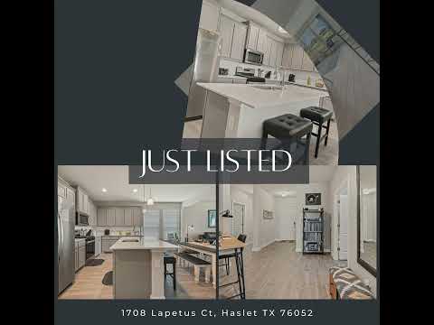 1708 Lapetus Ct, Haslet, TX home video tour