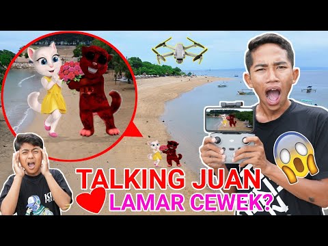 DRONE MENANGKAP NAMPAK TALKING JUAN PAC4RAN SAMA CEWEK?! LUCU BANGET! | Mikael TubeHD