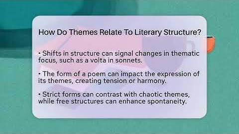 How Do Themes Relate To Literary Structure? - The Prose Path