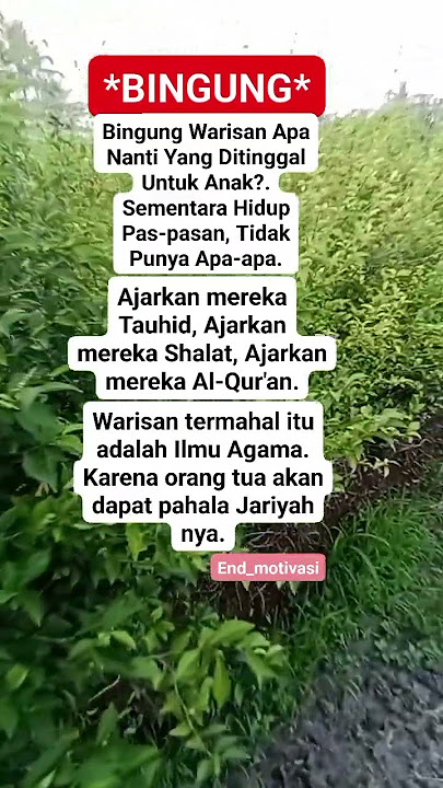 Warisan #trendingshorts #storywa #quotes #nasehat #orangtua
