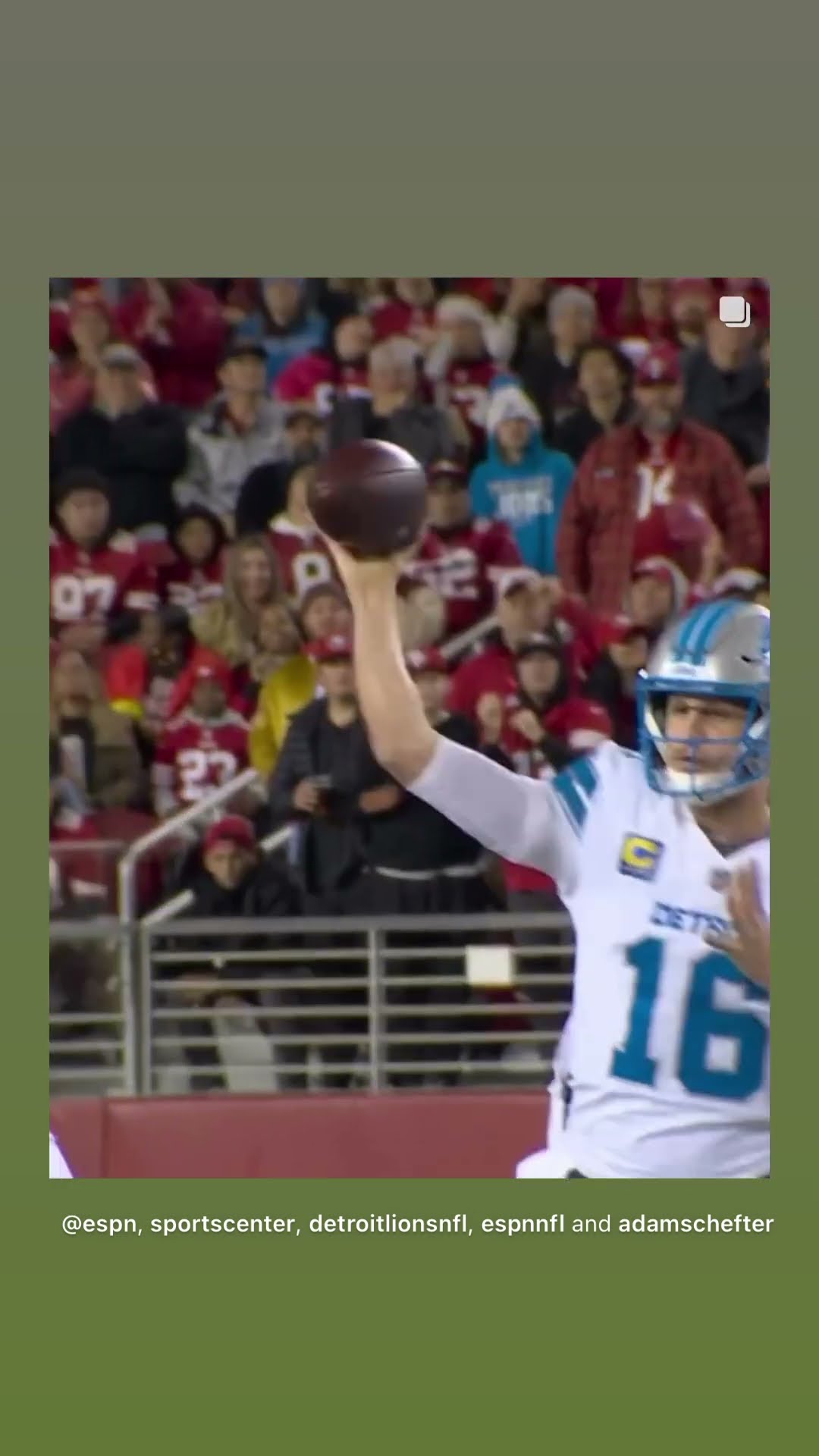 The lateral #hoodnews #detroitlions #jamesonwilliams #49ers #football #omg #wow #how #td #touchdown