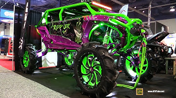 2016 Polaris RZR The Riddler Custom ATV - Walkaround - Sierra LED Stand at 2017 SEMA Las Vegas