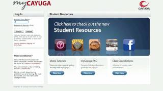 How to Add or Drop Courses using myCayuga