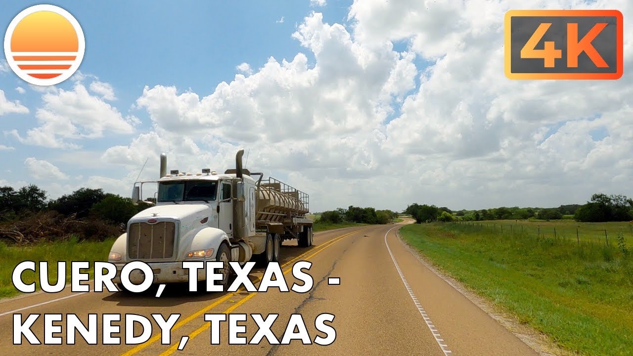 🇺🇸 [4K60] Cuero, Texas to Kenedy, Texas! 🚘 Drive with me! YouTube