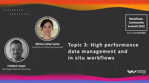 WCS 2022: High Performance Data Management and In Situ Workflows