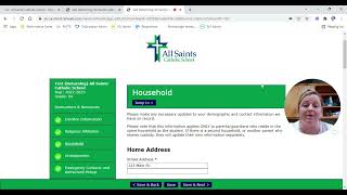 All Saints Catholic School Re enrollment Tutorial ~ 2022-23