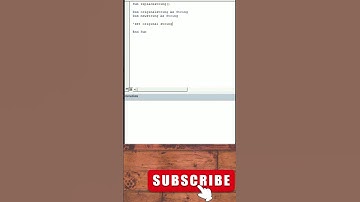 How to use Replace function in VBA | Visual Basic Application
