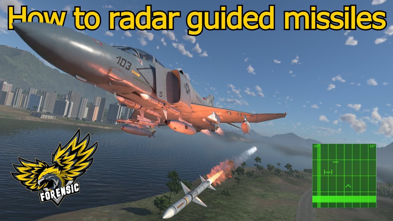 How to use SARH guided missile (fox 1 missiles) in War Thunder
