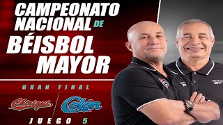 Colón vs Chiriquí| Juego 5 de la Serie Final del Béisbol Mayor 2024