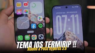 TEMA IOS26 TERBAIK!! Tema iPhone / IOS 26 untuk Xiaomi HyperOS 3.0 | POCO X8 PRO
