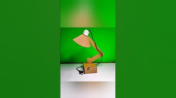 Table Lamp Cardboard #shorts #viral #lamp #table #creative #cardboard #homemade