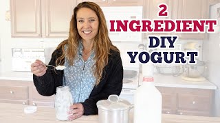 You'll Never Buy This From the Store Again Once You Try This Easy Method (Easy 2 Ingredient Yogurt)