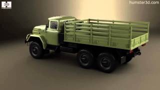 ZiL 131 Caminhão do Exército 1966 3D model - Baixar Militar no