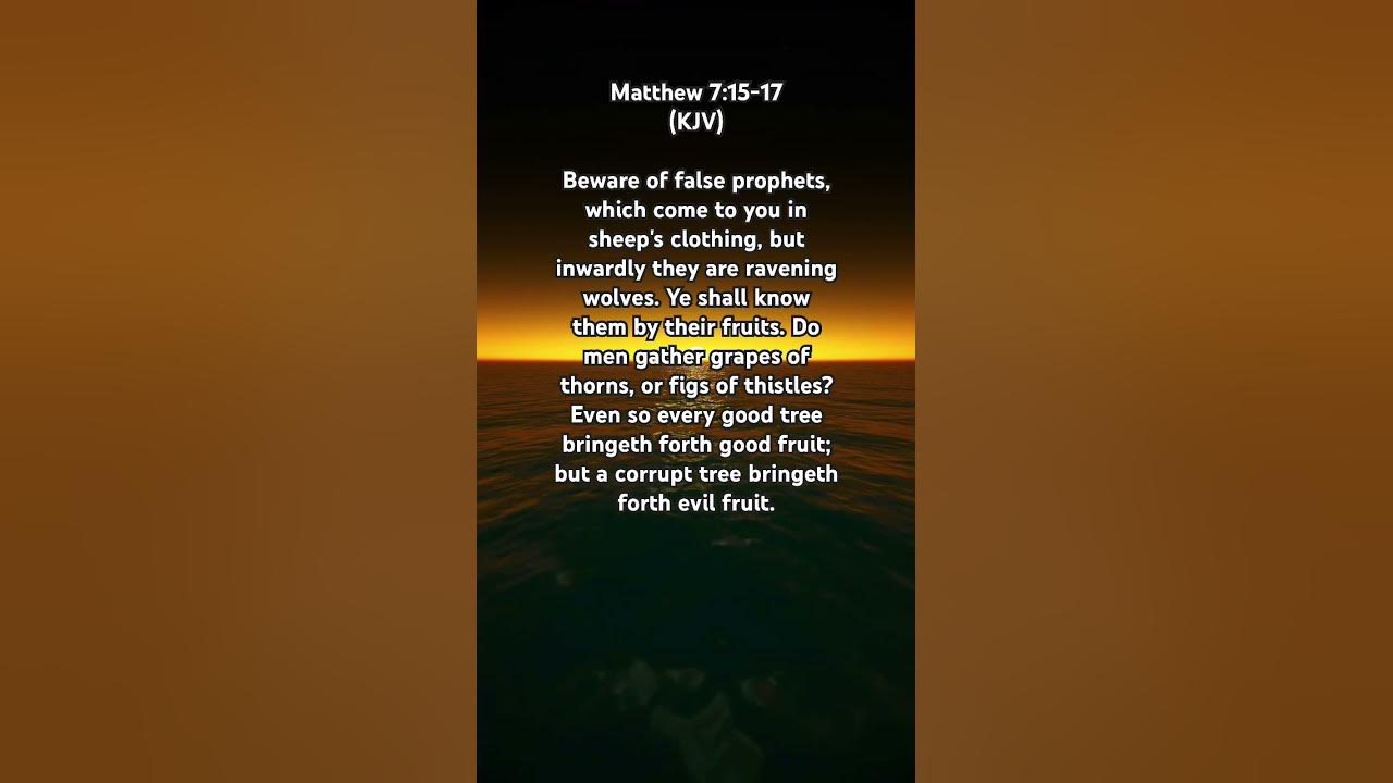 discerning-true-and-false-prophets-matthew-7-15-17-kjv-very