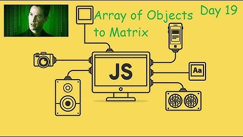 Array of Objects to Matrix - LeetCode 2675 - JavaScript - JS 30 Day Challenge Day 19