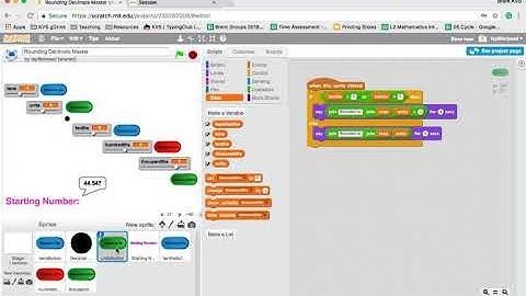 Tutorial: Rounding Decimals using Scratch