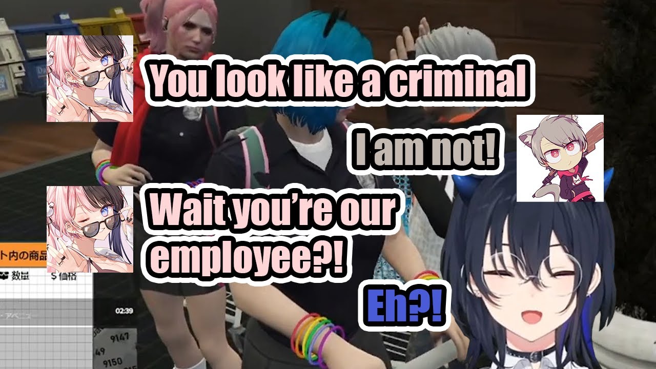 The Miraculous Meeting And Adventures With The New Employee【GTAV MADTOWN β】(VSPO / Eng Sub)