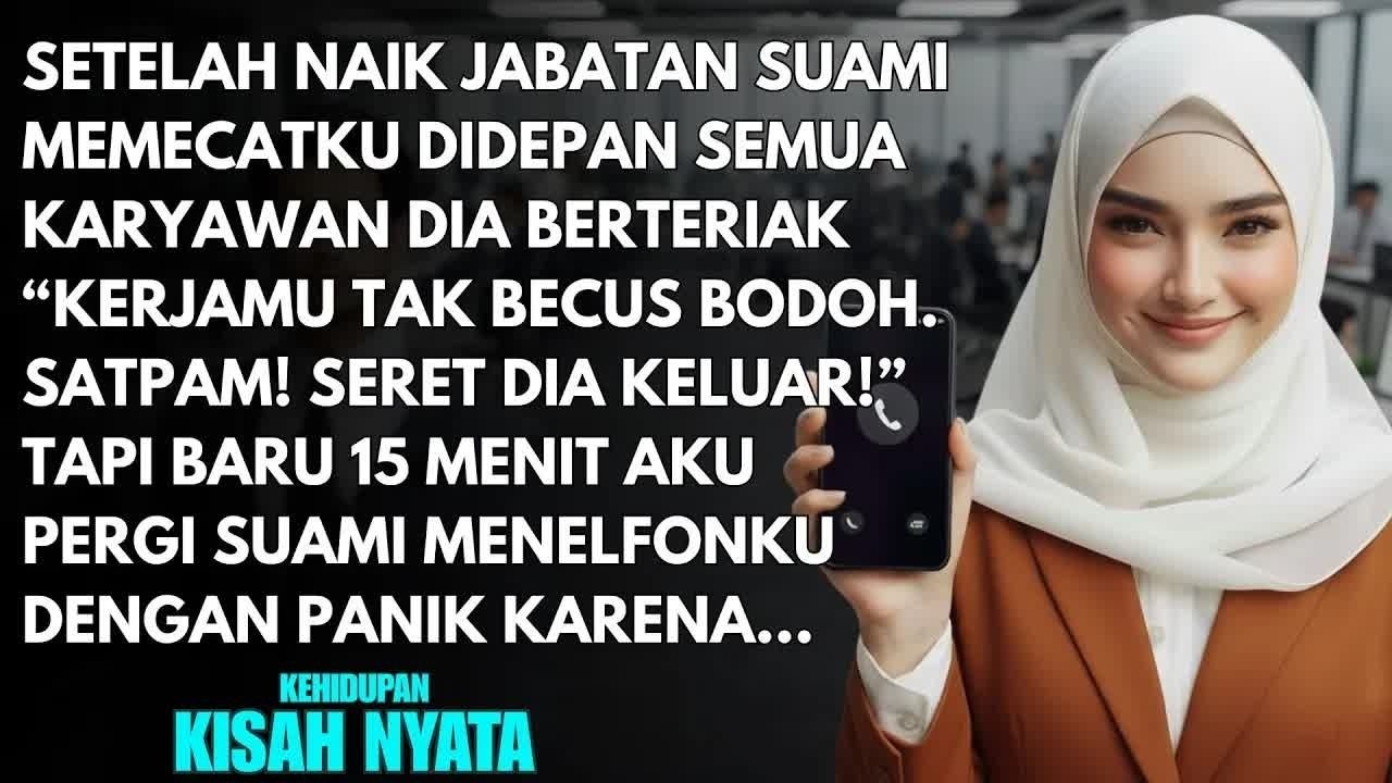 SUAMI MEMECATKU DI HADAPAN SEMUA KARYAWAN SETELAH DIANGKAT JADI DIREKTUR - 15 MENIT KEMUDIAN DIA...