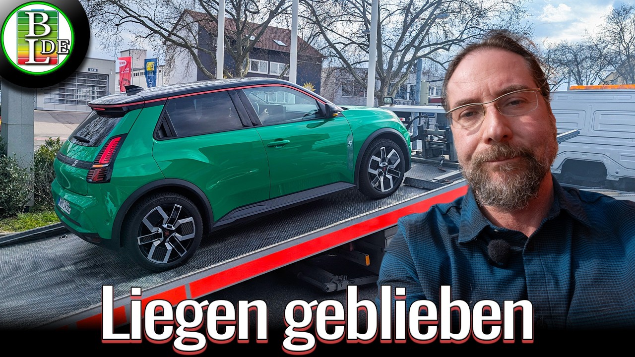 Renault 5 Panne auf der Autobahn! Mein Langstreckentest endet im Abschleppwagen