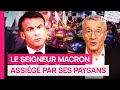 Salon de lagriculture  le seigneur macron assig par ses paysans