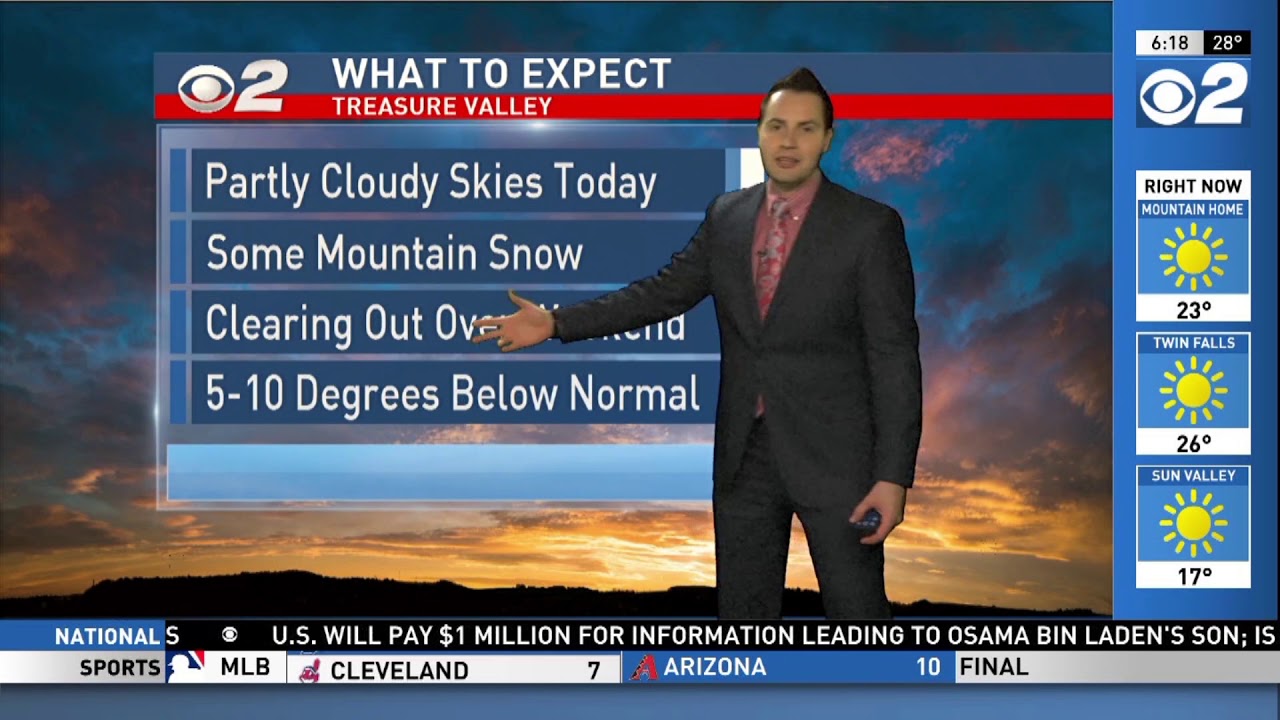 newspaper mockup Idaho AM Weather Mar 01