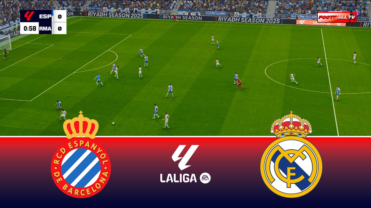 Espanyol vs Real Madrid - La Liga EA Sports 2026 | Full Match All Goals ...