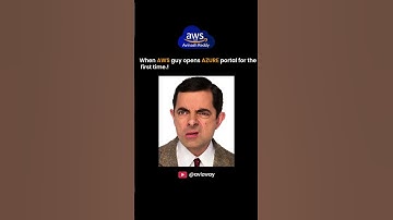 am sure, You will get same face, when you open Azure portal for the first time. #cloudcomputing #aws