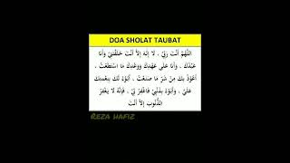 Doa Setelah Sholat T4ub4t