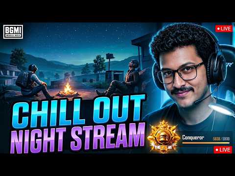 🥶 CHILL OUT WEEKEND NIGHT STREAM | 🔴 BGMI NEW 4.4 UPDATE BRACK DOWN | FULL RUSH GAMEPLAY |