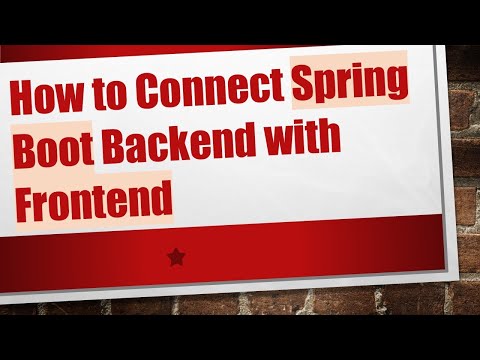 How to Connect Spring Boot Backend with Frontend