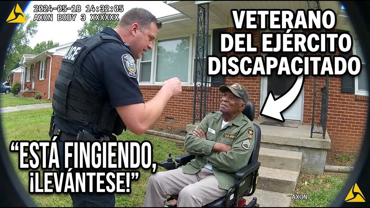 ICE detiene a veterano negro en silla de ruedas sin verificar — demanda $800K