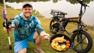 First Ever E-Bike CATCH N COOK on the HeyBike Tyson