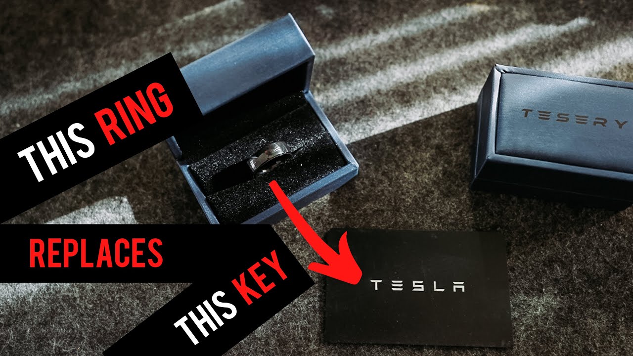 A RING that lets you UNLOCK & DRIVE your Tesla Reviewing the Tesla