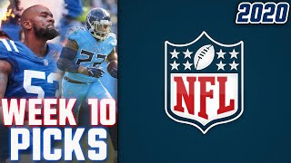 NFL WEEK 10 PICKS 2020 NFL GAME PREDICTIONS | WEEKLY NFL PICKS