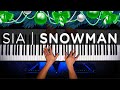 Sia - Snowman (Beautiful Christmas Piano Music)