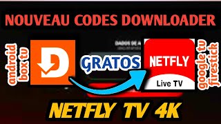 code downloader IPTV NETFLY TV 4K  screenshot 3