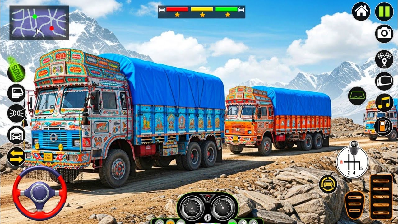 Indian Cargo Truck Simulator | Lorry Offroad Transport Driving 3D - Android GamePlay