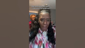 I MISUNDERSTOOD THE ASSIGNMENT!