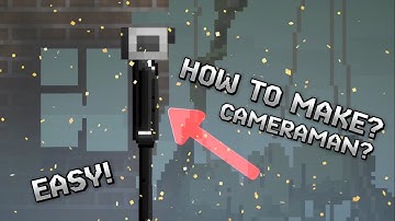 How To Make Cameraman in Melon Playground