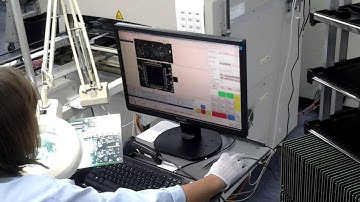 Mek iSpector HDL 650L inline AOI system operation with post classification.