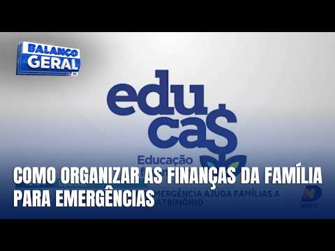 Mapa financeiro ajuda famílias a organizar contas em emergências