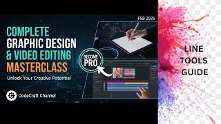 Line Tools in Adobe Illustrator Explained | Beginner Tutorial Masterclass (42)