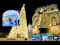 4k Lisbon Christmas Lights 2021 walk tour ( Without flickering )