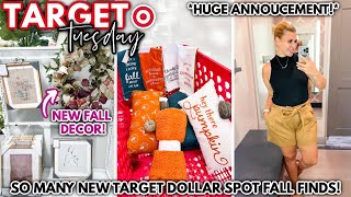 HUGE Target Home Decor Announcement | SO MANY Target Dollar Spot Fall Finds + New Fall Clothing!